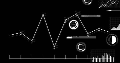 Financial data processing with dynamic graphs