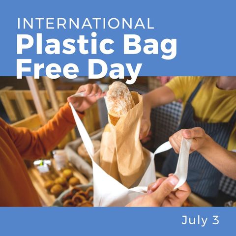 international plastic bag free day with bread purchase - Download Free Stock Templates Pikwizard.com