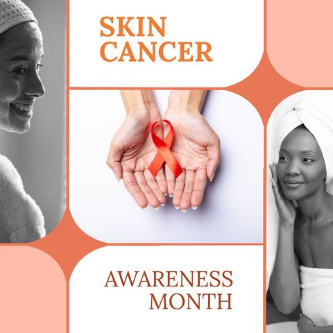 Skin Cancer Awareness Month Campaign Collage - Download Free Stock Templates Pikwizard.com