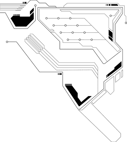 transparent abstract circuit pattern with black traces - Download Free Stock Videos Pikwizard.com