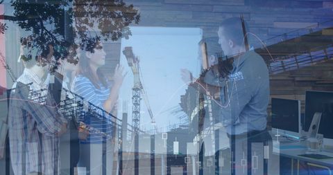 Team Collaboration on Financial Graph Analysis with Urban Backdrop