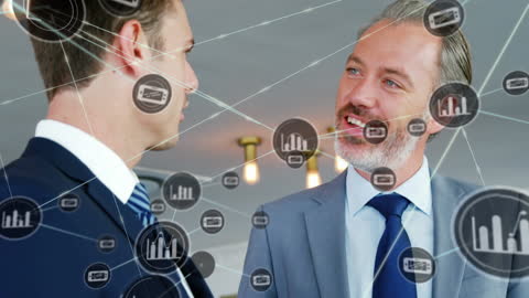 Business Professionals Innovating with Network Connectivity