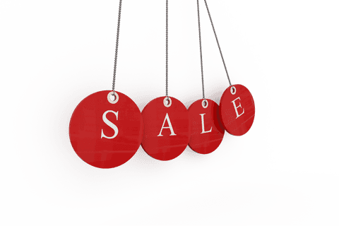 swinging sale tags red discs transparent background - Download Free Stock Videos Pikwizard.com