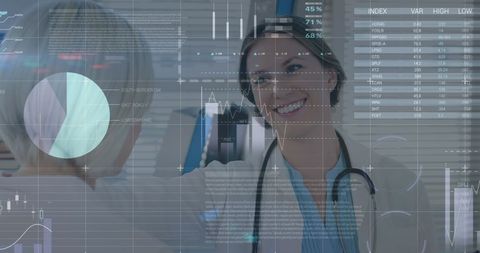 Female Doctor Analyzing Healthcare Data and Statistics - Download Free Stock Images Pikwizard.com