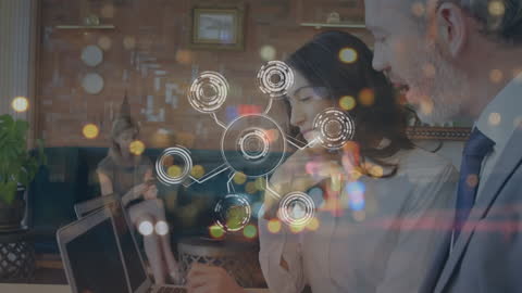 Digital Healthcare Concept with Network and Professionals