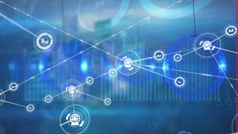 Abstract Digital Connections in Virtual Space