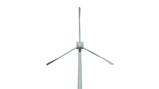 Transparent Wind Turbine Against White Background - Download Free Stock Videos Pikwizard.com