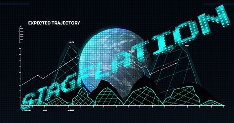 Stagflation on Digital Graph with Global Economic Data Overlay