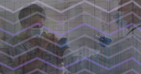 Digital Health Innovation Concept with Doctor and Data Overlay