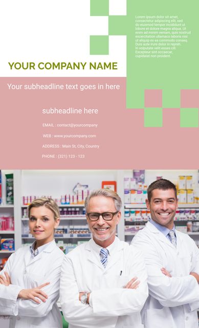 Professional Pharmacy Team Ready to Assist Customers - Download Free Stock Templates Pikwizard.com