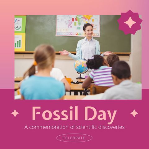 interactive classroom lesson on fossil day celebration - Download Free Stock Templates Pikwizard.com