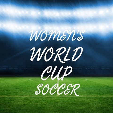 illuminated soccer field promoting women's world cup - Download Free Stock Templates Pikwizard.com
