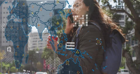 Digital Connectivity with Urban Exploration Overlay