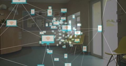 Digital networking in education setting with connected devices