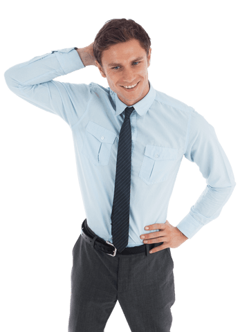 confident smiling caucasian businessman on transparent background - Download Free Stock Videos Pikwizard.com
