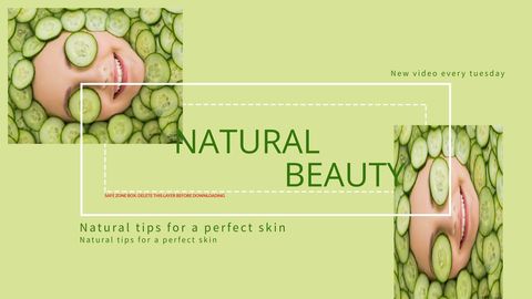 Refreshing Skincare Routine with Cucumber Slices for Radiant Skin - Download Free Stock Templates Pikwizard.com