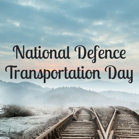 national defense transportation day tribute railroad tracks - Download Free Stock Templates Pikwizard.com