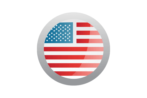 transparent usa flag icon isolated within gray circle - Download Free Stock Videos Pikwizard.com