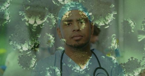 Healthcare worker reflecting amid pandemic challenges