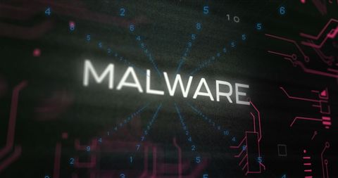 Digital Malware Scanning through Technological Matrix Tunnel - Download Free Stock Images Pikwizard.com