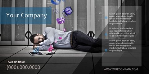 Businessman Sleeping on Office Floor Highlights Work-Life Balance Struggles - Download Free Stock Templates Pikwizard.com