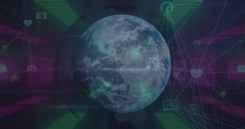 Digital Globe and Data Processing Concepts - Download Free Stock Images Pikwizard.com