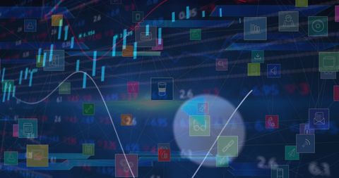 Digital Data Processing and Financial Analytics Concept - Download Free Stock Images Pikwizard.com