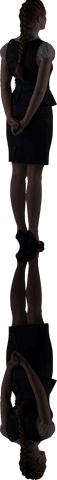 caucasian businesswoman with hands behind back on transparent background - Download Free Stock Videos Pikwizard.com