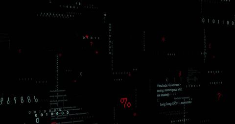 binary code on dark digital screen - Download Free Stock Images Pikwizard.com