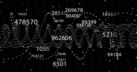 Abstract Technology with Financial Data and Graphs on Black Background - Download Free Stock Images Pikwizard.com