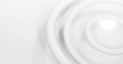 Minimalist White Rings on Subtle Background