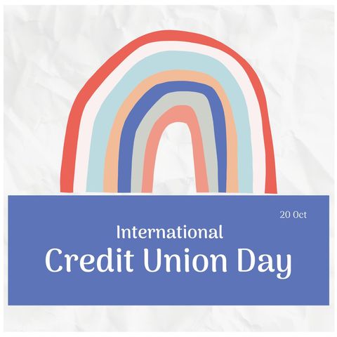 international credit union day celebratory vector design - Download Free Stock Templates Pikwizard.com