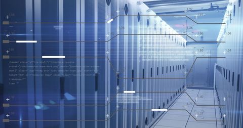 Futuristic Networking and Data Solutions in Technology Datacenter - Download Free Stock Images Pikwizard.com