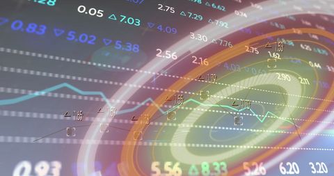 Futuristic Stock Market Trends and Data Visualization - Download Free Stock Images Pikwizard.com