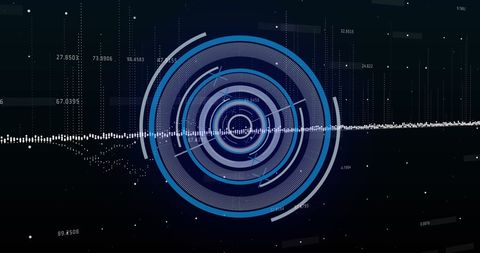 Digital Scope with Financial Data Visualization - Download Free Stock Images Pikwizard.com