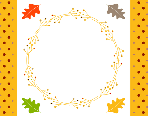 Colorful Transparent Autumn Wreath with Leaf Accents