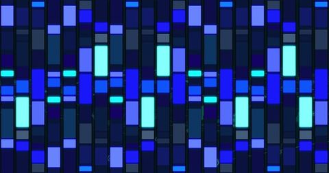 Retro Futuristic Moving Blue Shapes on Black Background - Download Free Stock Images Pikwizard.com