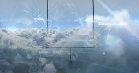 Innovative Integration of Sports and Technology Above Clouds - Download Free Stock Images Pikwizard.com