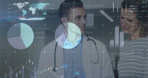 Medical Professional Analyzing Digital Health Data with Patient - Download Free Stock Images Pikwizard.com