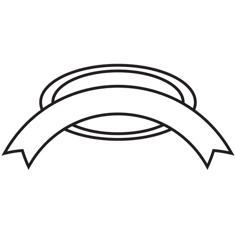 Elegant White Badge with Ribbon on Transparent Background - Download Free Stock Videos Pikwizard.com