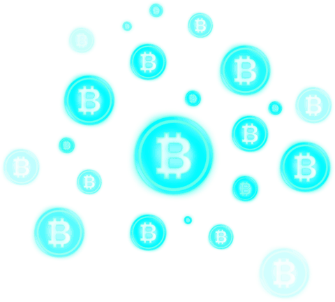 transparent bitcoin cryptocurrency symbols in teal blue - Download Free Stock Videos Pikwizard.com