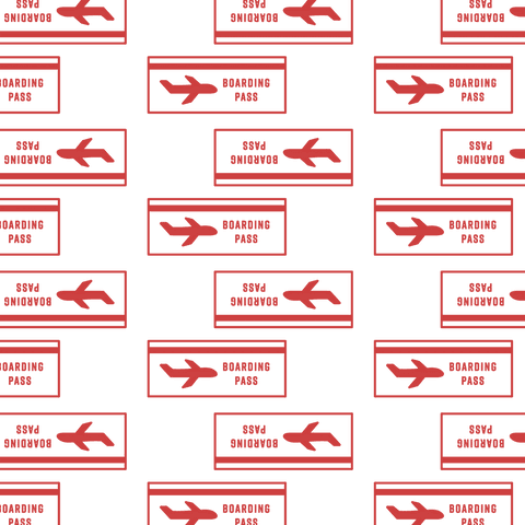 red boarding pass patterns with transparent background illustration - Download Free Stock Videos Pikwizard.com
