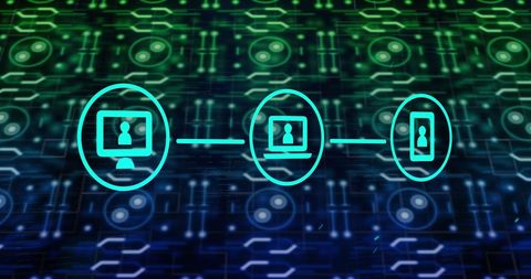 Digital Data Network Over Circuit Board Interface Concept