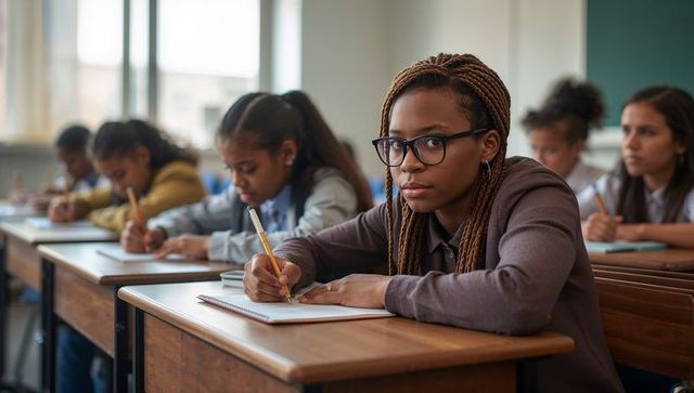 Focused Students Engaged in Learning at Classroom from Various Perspectives