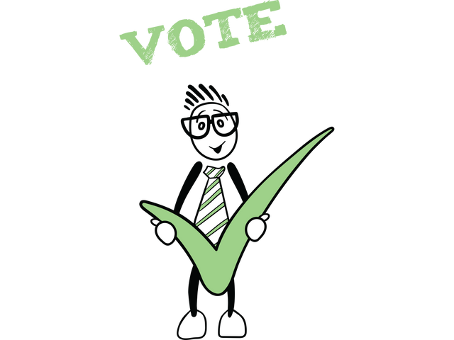 Transparent Cartoon Mascot Holding Checkmark for Voting Campaign - Download Free Stock Videos Pikwizard.com