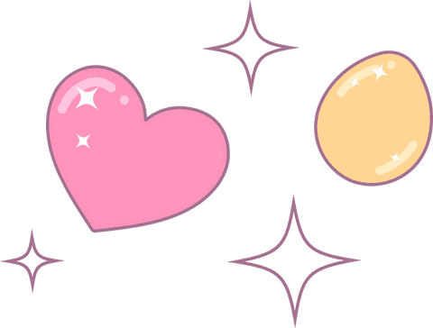 heart yellow oval floating on transparent canvas icon - Download Free Stock Videos Pikwizard.com