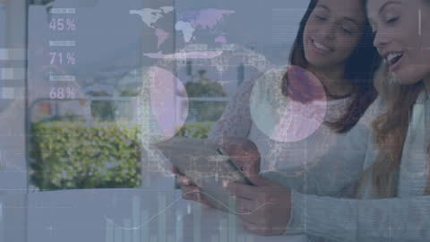 Digital Brain Visualization With Entrepreneurs Analyzing Data