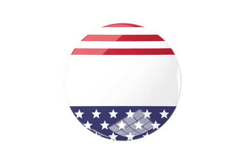 glossy transparent united states flag badge icon illustration - Download Free Stock Videos Pikwizard.com