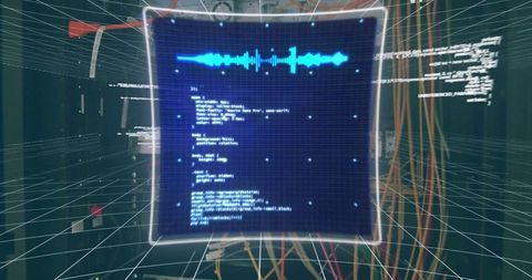 Digital Data Processed Over Server with Visual Animation - Download Free Stock Images Pikwizard.com