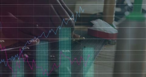 Financial Growth Overlay on Craftsmanship Workspace